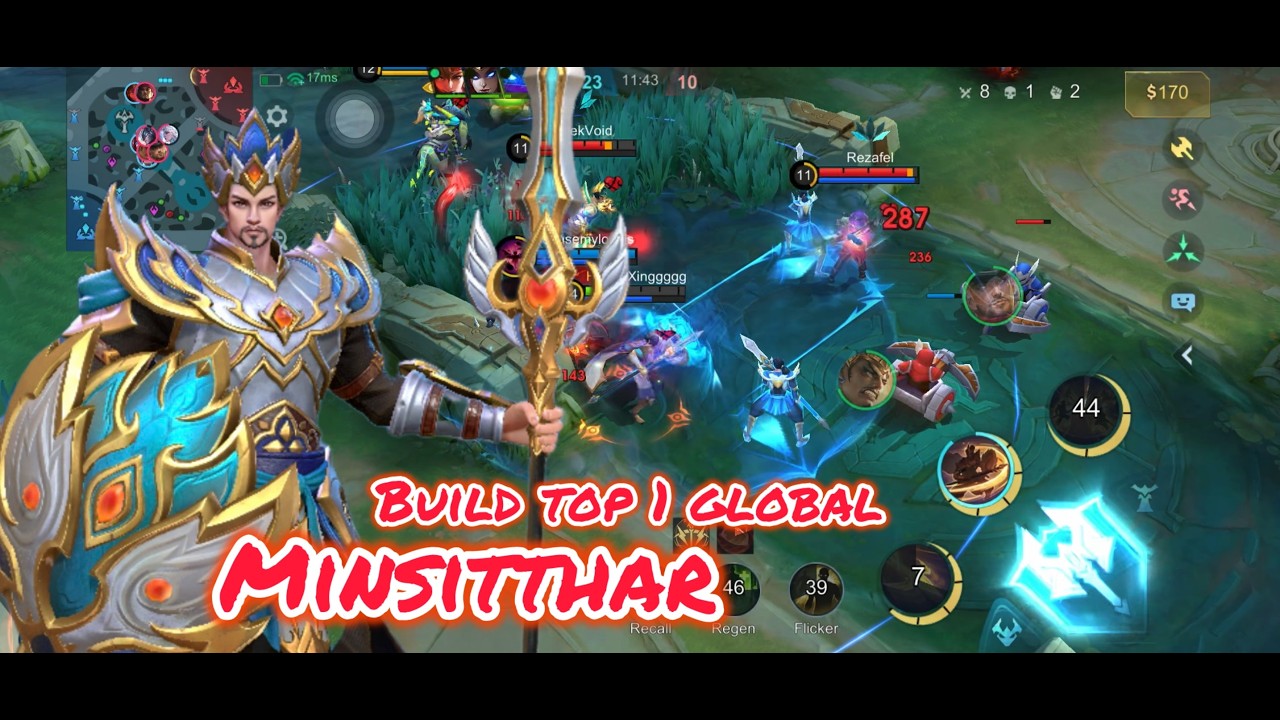 🔥 Minsitthar Late Game Monster EXP Lane Destroyer | Build Top 1 Global ~ MLBB
