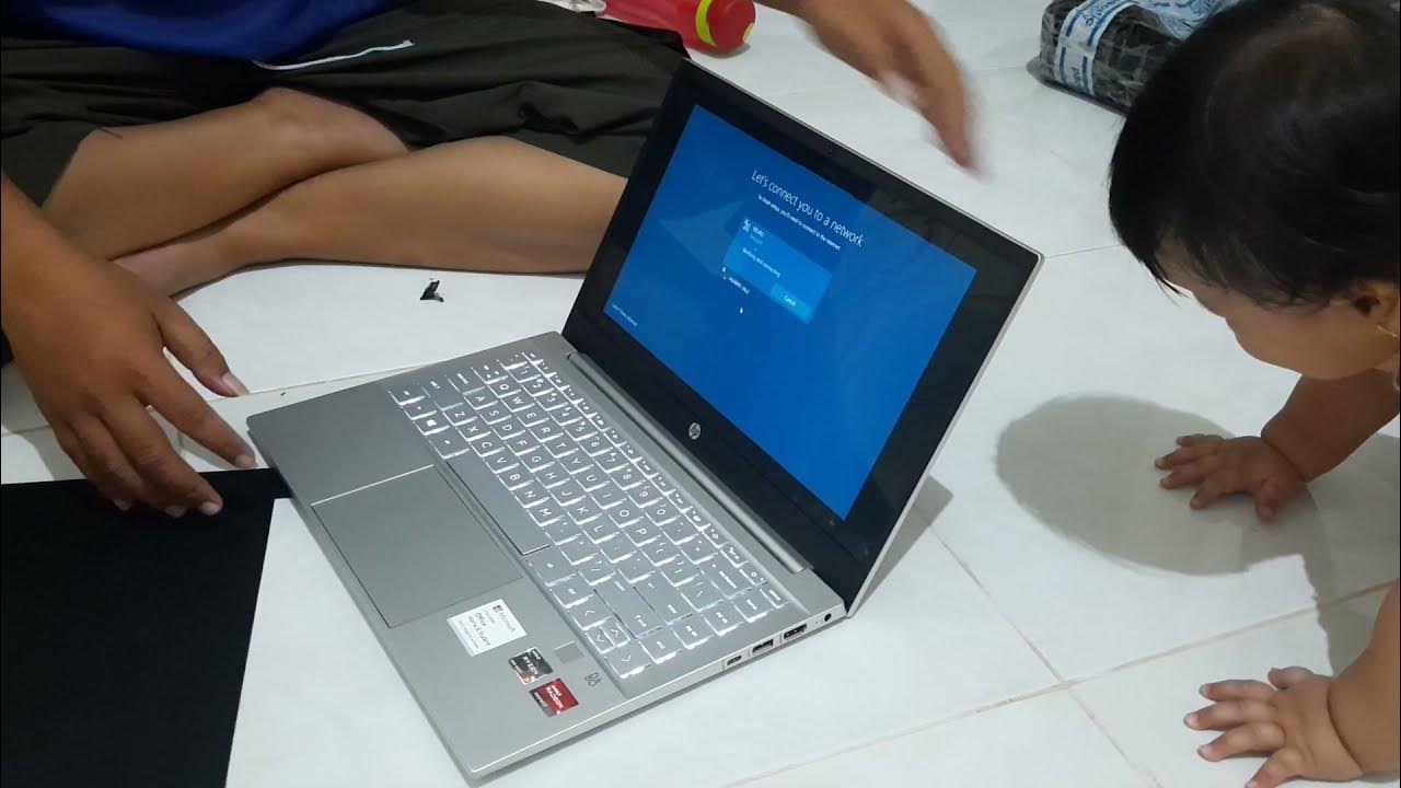 unboxing-hp-pavilion-14-ec0007au-first-booting-youtube
