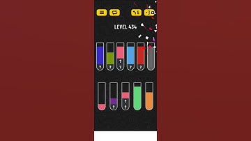 Water sort puzzle level 434