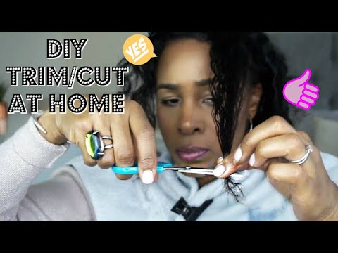 COMMENT TRIM CHEVEUX NATURELS À LA MAISON