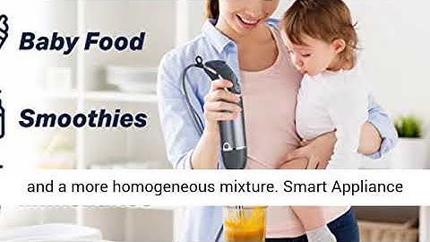 Mueller Austria Hand Blender, Smart Stick 800W, 12 Speed and Turbo Mode, 3 in 1, Titanium