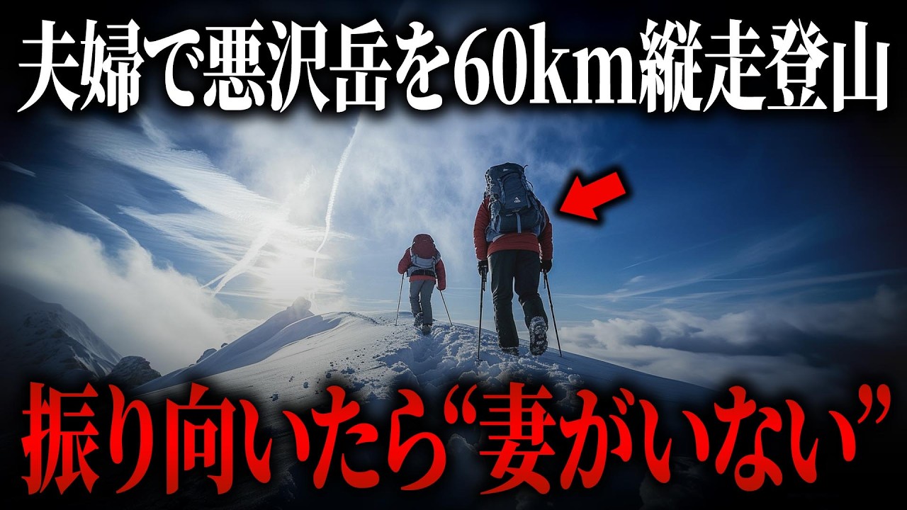 魔の縦走路60km…南アルプス標高3,141mの雪山で夫婦を襲った滑落事故【2023年 悪沢岳滑落事故】【ゆっくり解説】