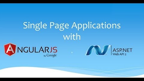 How to set Angularjs and Asp.net MVC ,WEB API