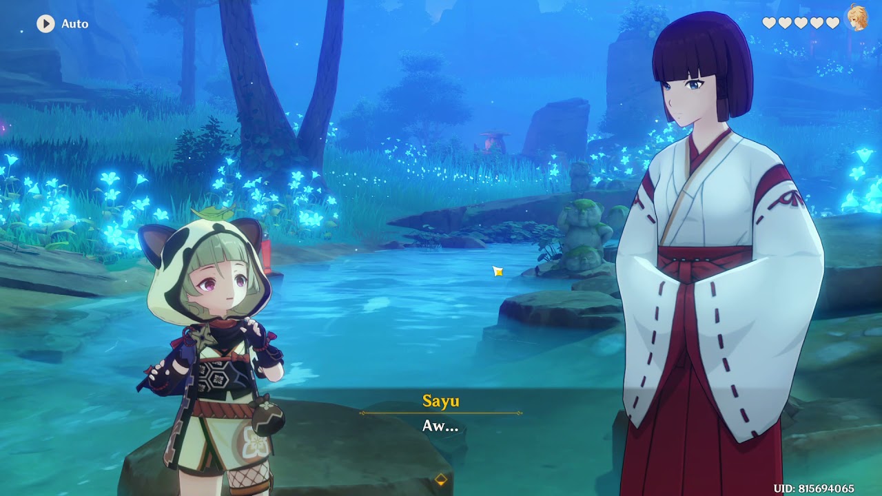 Genshin Impact Sayu Hangout All Endings Ver.2.3 (Ending 1,2,3) (241121)