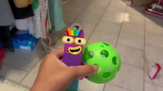Numberblock 10 turns number blocks 7 into number block 4
