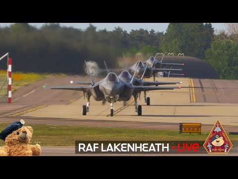 LIVE US AIR FORCE FIGHTER TOWN F-15 & F-35 ACTION • 48TH FIGHTER WING RAF LAKENHEATH 26.11.25