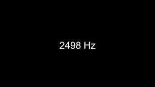 How 2498 Hz Sounds to the Human Ear