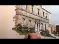 Painting a country house in watercolour - step by step.