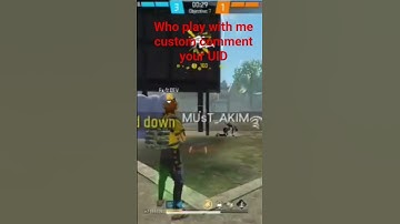 who play with me custom comment your UID