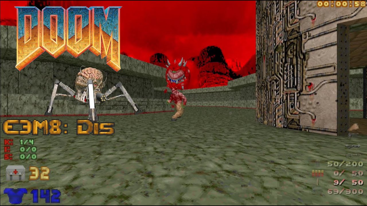 Ultimate Doom E3M8: Dis (UVMax 