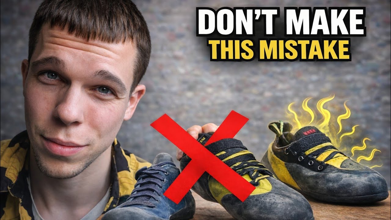 Ошибка с выбором скалолазных ботинок, которая замедлила мой прогресс.