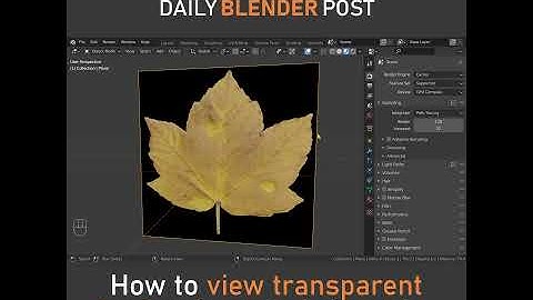 Transparent Shaders in Eevee (Blender)