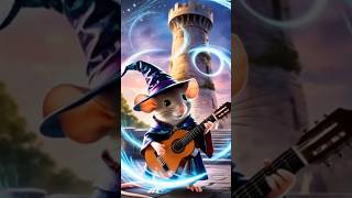 magic rat #shorts#viralvideo#cute#ai#guitar#mouse#magic