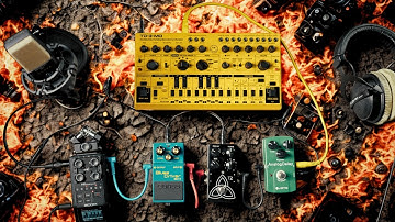 Behringer TD3-MO + Guitar Pedals = 🔥