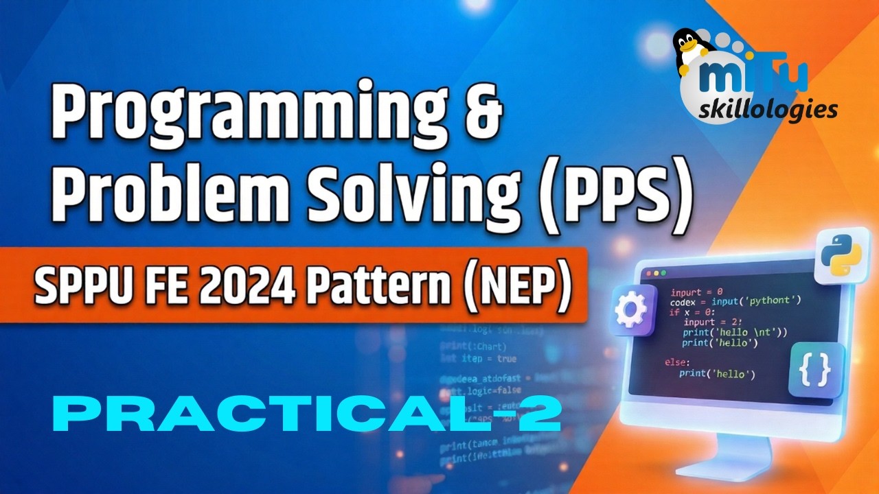 Practical - 2 | SPPU FE 2024 Pattern | Programming and Problem Solving ...
