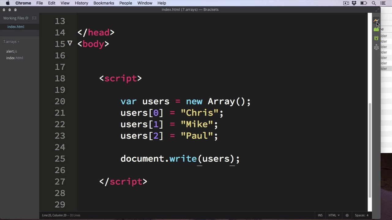 #11 JavaScript Arrays - YouTube
