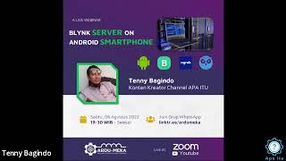 ArduMeka #68 - BLYNK SERVER ON ANDROID SMARTPHONE | Tenny Bagindo