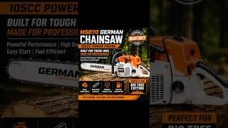 MS070 German Chainsaw 105cc – Heavy Duty Power Machine for Big Tree Cutting  #farming