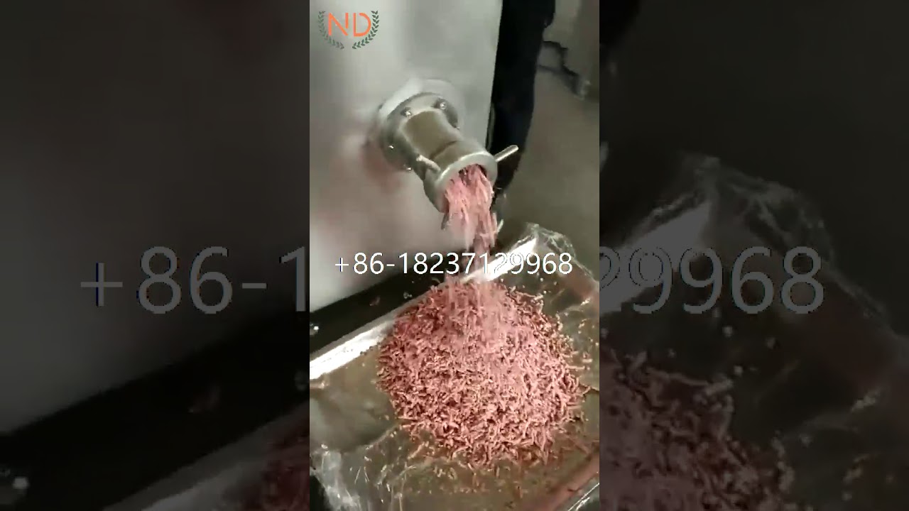 frozen meat chicken bone neck grinder mincer machine mince meat grinding making machine