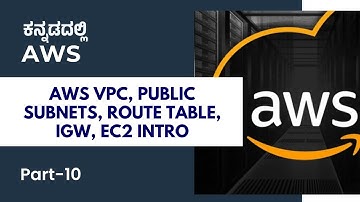Part 10 - AWS VPC, Public Subnets,Route Table, IGW, EC2 Intro |AWS Kannada|MicroDegree #microdegree