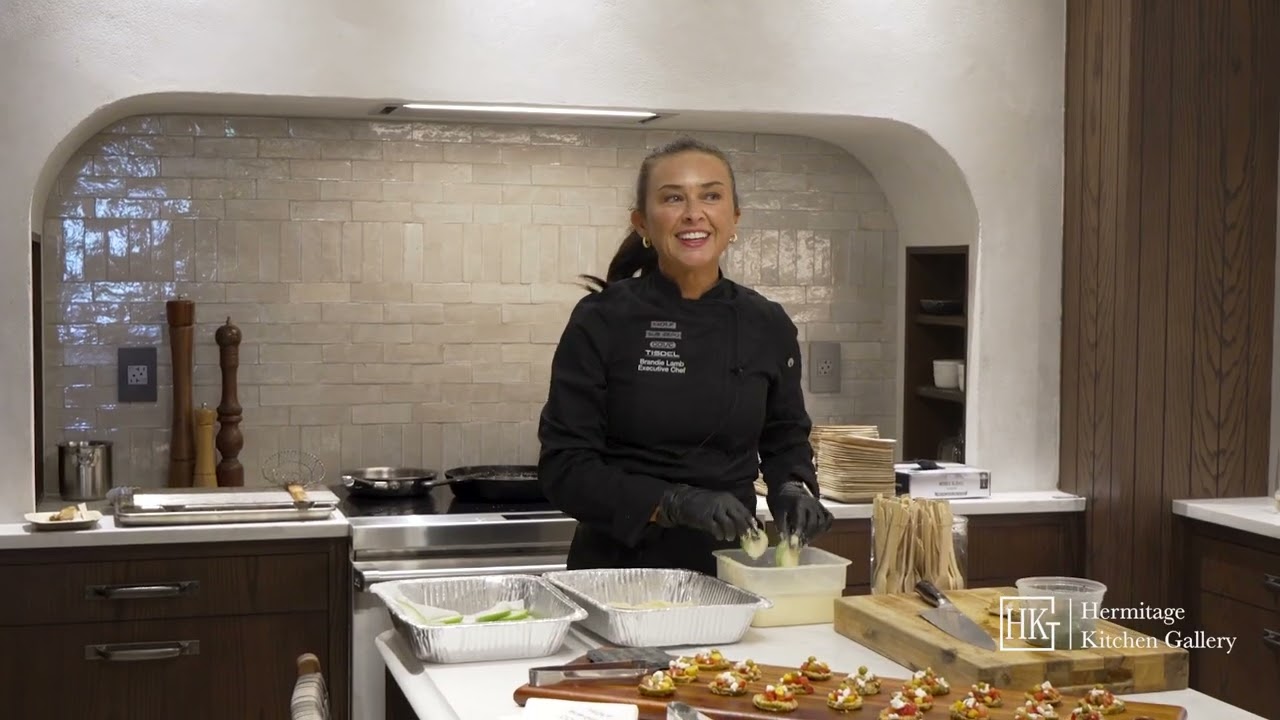 Executive Chef Brandie Lamb at Hermitage Kitchen Gallery Open House Event