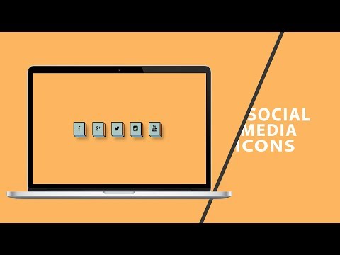 Social Media Icons | Hover Effect | CSS Tutorial