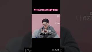 Wooza loves play hard to get 🤣 #woozi #96ers #svt #kihyun #monstax #shorts