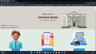 Basic Banking System | The Sparks Foundation | Web Development Intern | CHITTANURU SRAVANTH