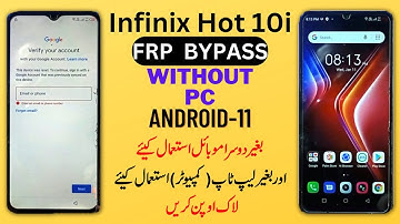 Infinix hot 10i frp bypass pr652b android11 without pc #infinixhot10i #frpbypass #infinixhotseries