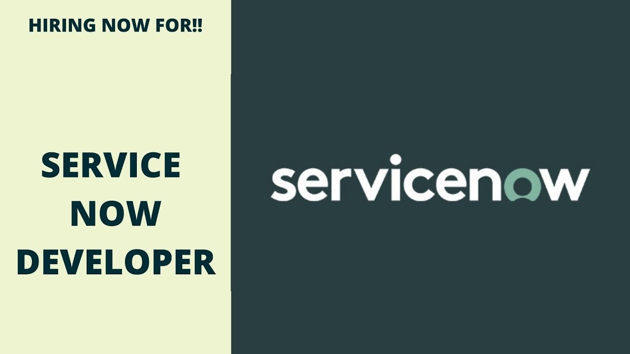 Service Now Developer | Service Now Developer Jobs | Service Now ...