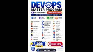 DevOps Master Program 2026 | 700+ Hours | Lifetime Access | AWS, Kubernetes, CI/CD – Just ₹8,499