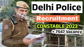 Delhi Police Constable vacancy 2023 | SSC recruitment bharti | #constable #delhipolice