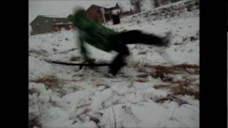 First Snow, Snow Skating!!!!