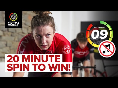 20 Minute Cadence Session Without Music 🔇 | Spin To Win Cycling Workout