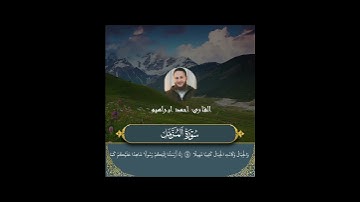 ما تيسر من سورة الزمر ..