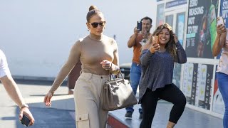 Jennifer Lopez Ignores Her Fans During Retail Therapy Session