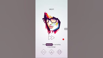 Polysphere level 96 walkthrough - girl face