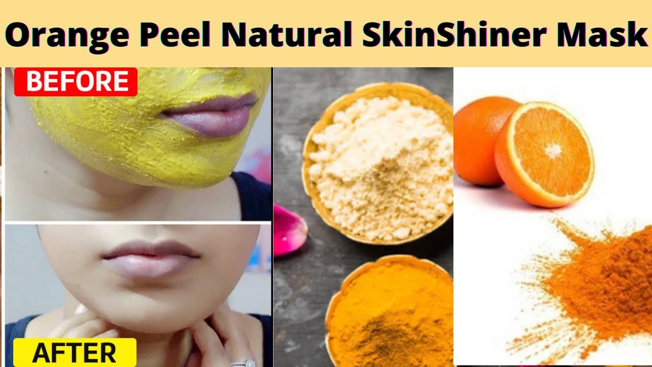 Orange Peel Powder Face Mask For Glowing Skinorange Peel Powder