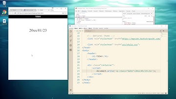 JavaScript入門：JavaScriptで今日の日付を表示しよう ②