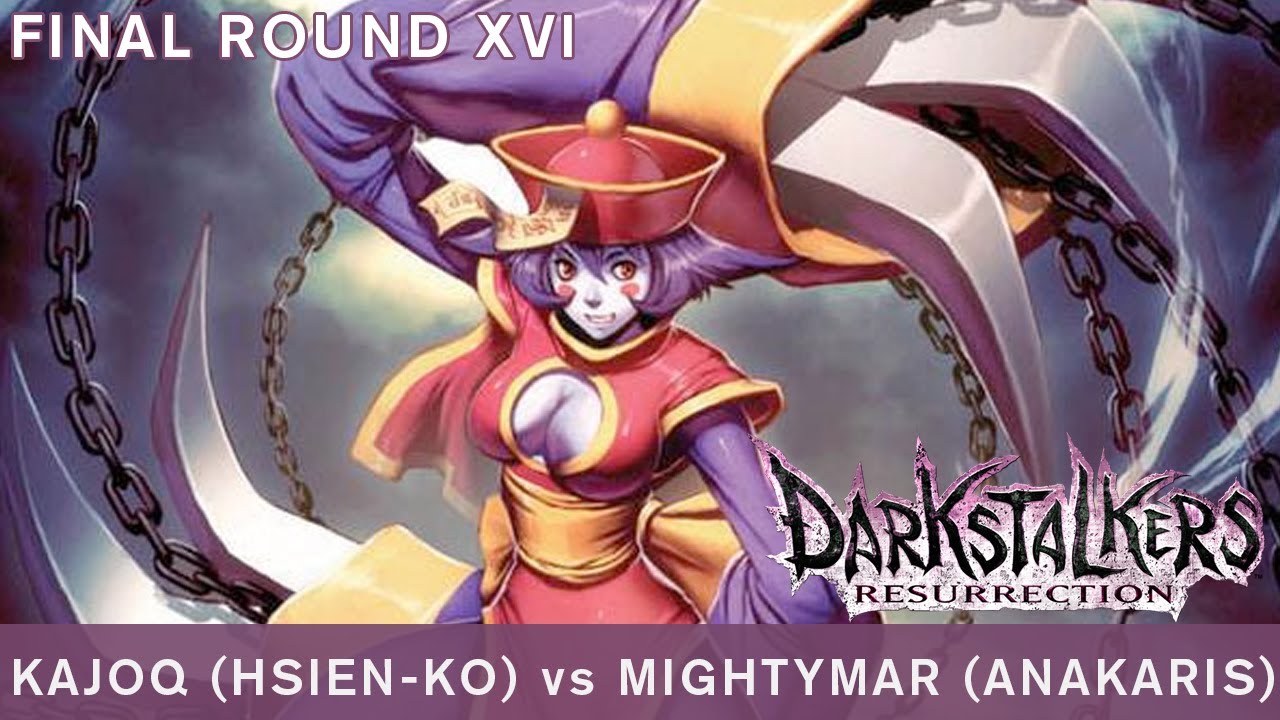 Mightymar (Anakaris) vs Kajoq (Hsien-Ko) - Darkstalkers Resurrection - Final Round XVI