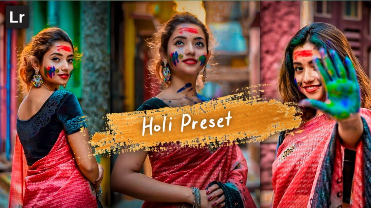HOLI SPECIAL FREE PRESET | Holi photo editing in lightroom app | Easy photo editing 