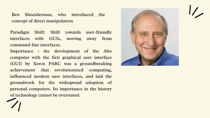 Significant Events on HCI History