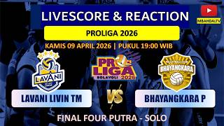  Jakarta Lavani Livin Vs Bhayangkara Presisi   Reaction Score Final Four Proliga Putra