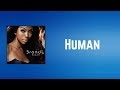 Brandy - Human (Lyrics)