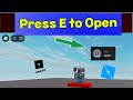 How to make an E to open button (Roblox Proximity Prompt)