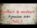 Teil 1:   Frankreich und Pyrenäen 2020    - Die Anfahrt - Norbert&Norbert auf Motorradtour