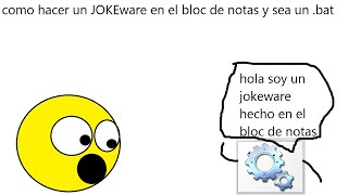 Como crear un jokeware/virus broma (extension bat) screenshot 2