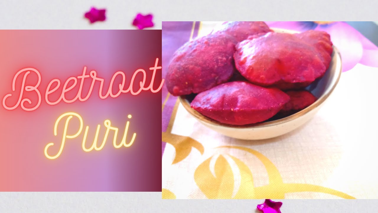 Beetroot purihow to make pooriBeetroot ki pooriya kaise banaye YouTube