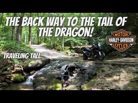 We rode our Harley-Davidson Pan America's off-road to get to the Dragon!
