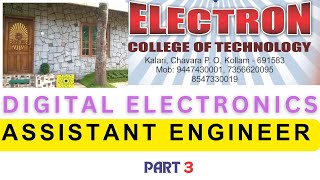 ASSISTANT ENGINEER / POLYTECHNIC LECTURER (EC)/ASSISTANT PROFESSOR/  DIGITAL ELECTRONICS   PART 3